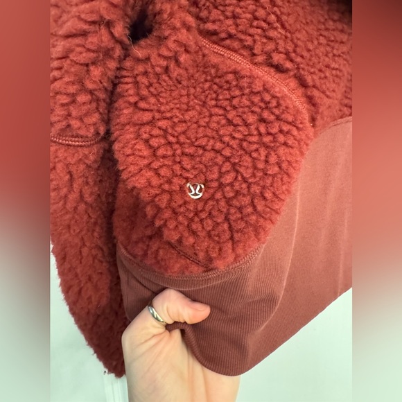 Lululemon Scuba Oversized Half-Zip Sherpa/Fleece hoodie M - Picture 5 of 8